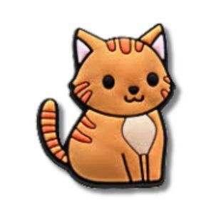 Jibbitz Red-haired cat | Джибитс Рыжая кошка 141 фото