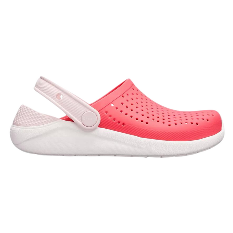 Crocs Kids’ LiteRide Clog Poppy / White Дитячі Сабо Крокс Лайтрайд Кідс 33 205964 фото