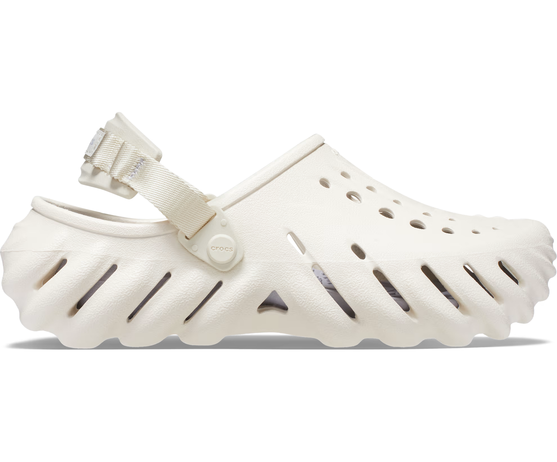 Crocs Echo Clog Stucco Жіночі Чоловічі Сабо Крокс Ехо Молочні 38 207937 фото