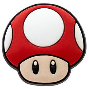 Jibbitz Mushroom (Mario) | Джибітс Гриб (Маріо) 267 фото