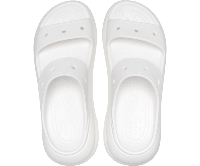 Crocs Classic Crush Sandal White Жіночі Сандалі Крокс Класік Краш 36