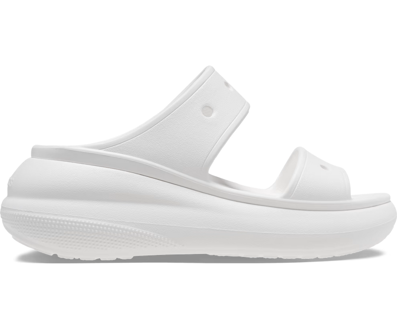 Crocs Classic Crush Sandal White Женские Сандалии Крокс Классик Краш 36