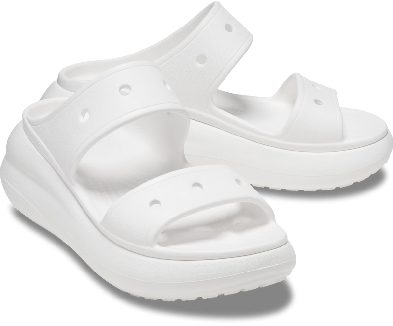 Crocs Classic Crush Sandal White Жіночі Сандалі Крокс Класік Краш 36