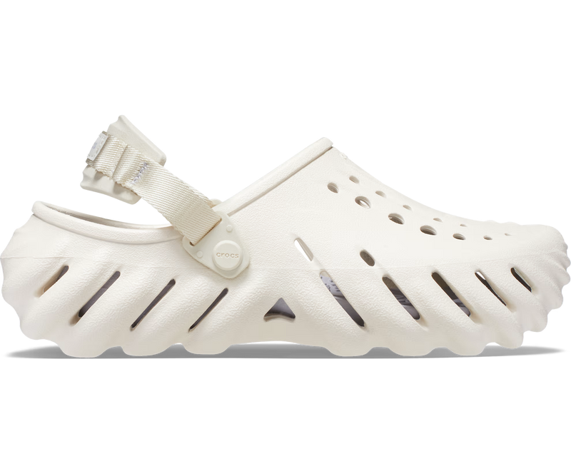 Crocs Echo Clog Stucco Женские Мужские Сабо Крокс Эхо Молочные 37 207937 фото