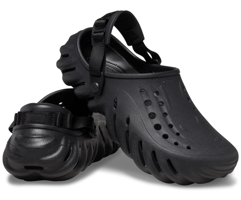 Crocs Echo Clog Black Чоловічі Сабо Крокс Ехо Чорний 42 207937 фото