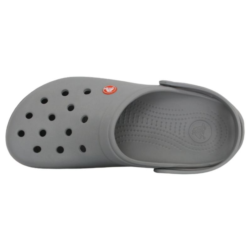 Crocs Crocband Clog Light Grey / Navy Мужские Женские Сабо Крокс Крокбенд 45 11016 фото