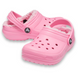 Crocs Kids` Classic Lined Clog Pink Детские утепленные Сабо Крокс Лайнед 26 203506 фото 4