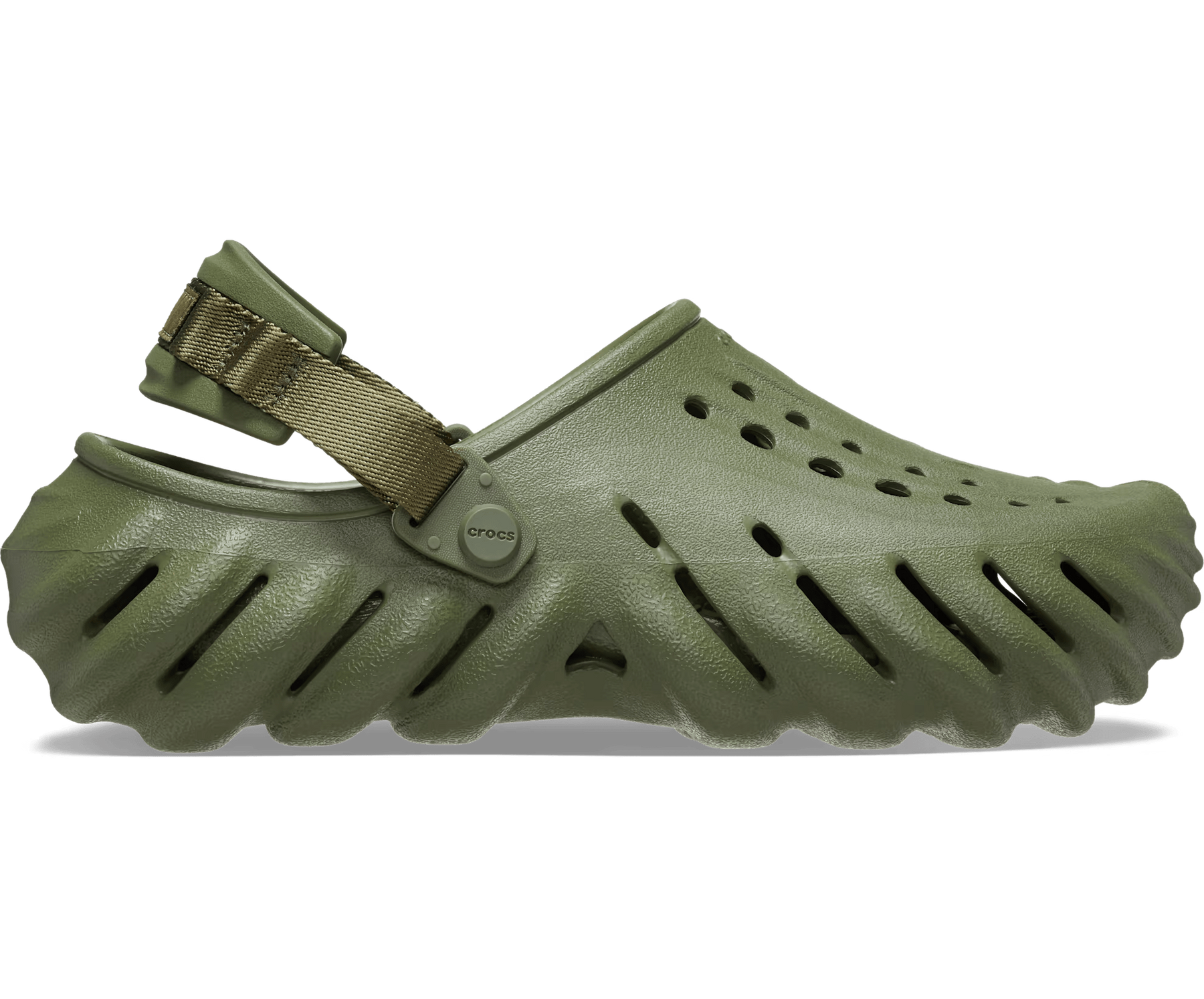 Crocs Echo Clog Army Green Чоловічі Сабо Крокс Ехо Зелений 44 207937 фото