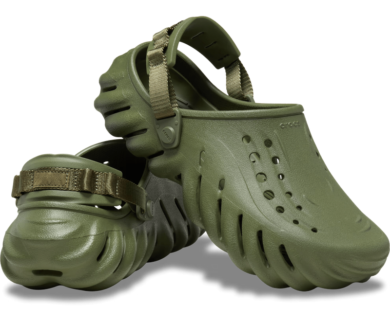 Crocs Echo Clog Army Green Мужские Сабо Крокс Эхо Зеленый 44 207937 фото