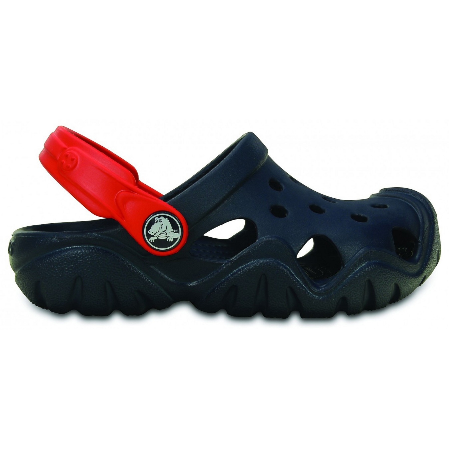 Crocs Kids’ Swiftwater Clog Navy/Red Дитячі Сабо Крокс Свіфтвотер 24 202607 фото