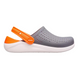 Crocs Kids’ LiteRide Clog Charcoal / White Дитячі Сабо Крокс Лайтрайд Кідс 27 205964 фото