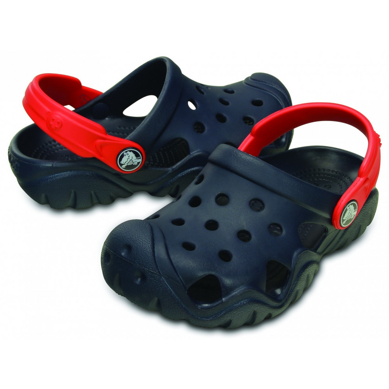 Crocs Kids’ Swiftwater Clog Navy/Red Дитячі Сабо Крокс Свіфтвотер 24 202607 фото