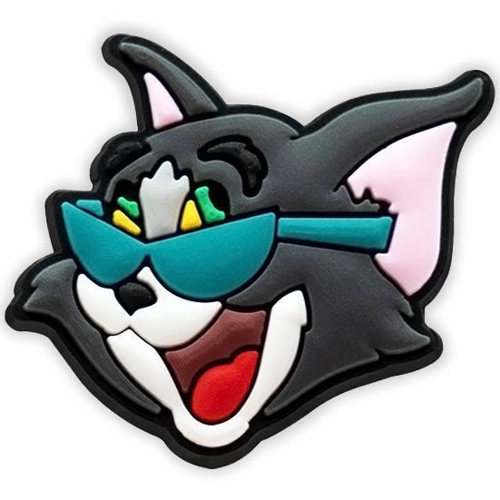 Jibbitz Cool Tom | Джибітс Том в окулярах 274 фото Jibbitz Cool Tom | Джибітс Том в окулярах 274 фото