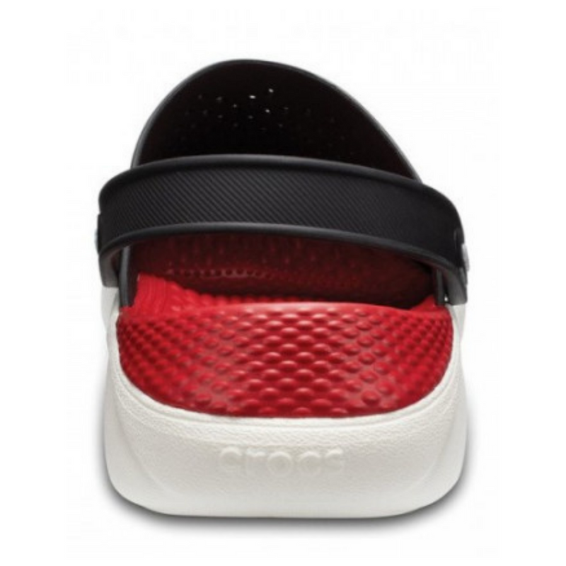 Crocs LiteRide Clog Black/White Чоловічі Жіночі Сабо Крокс Лайтрайд 42 18-39 фото