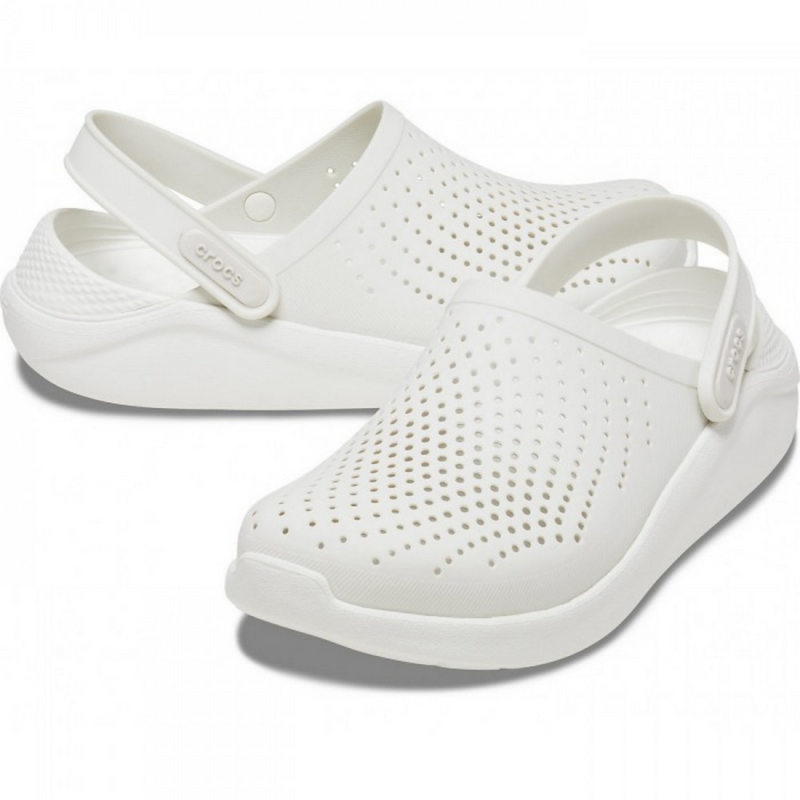 Crocs LiteRide Clog Almost White/Almost White Мужские Женские Сабо Крокс Лайтрайд 39 298-37 фото