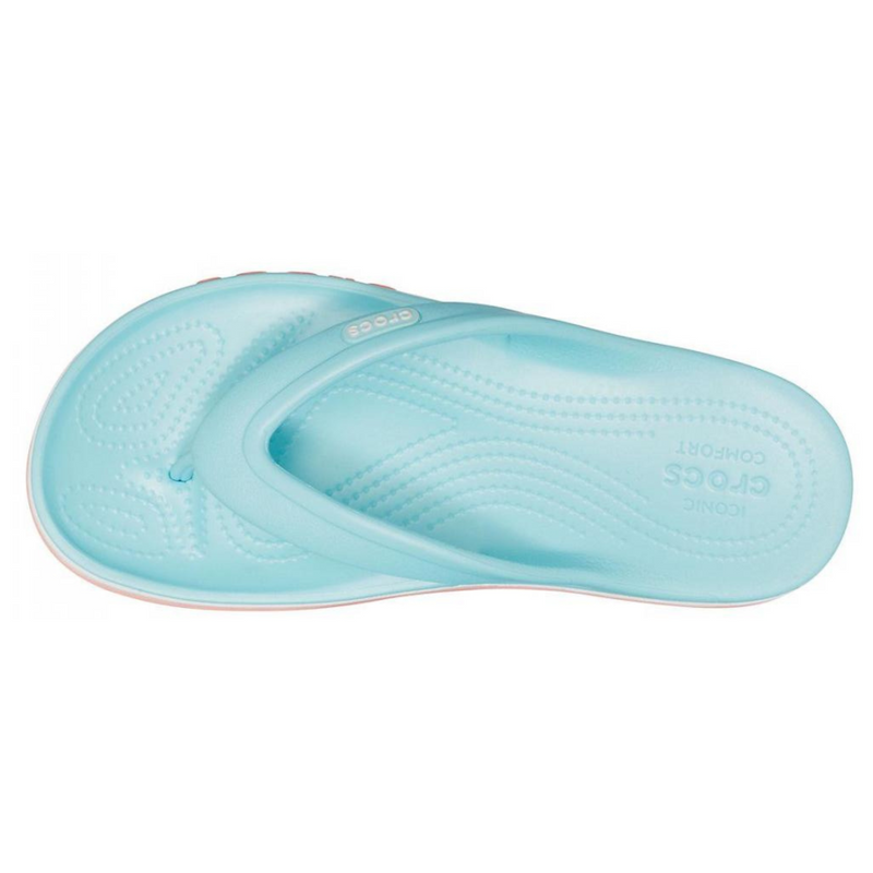 Crocs Bayaband Flip Ice Blue / Melon Женские Вьетнамки Крокс Баябенд Флип 39 205393 фото