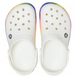 Crocs Crocband Rainbow Block Clog White Жіночі Сабо Крокс Крокбенд 38 206361 фото 4