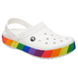 Crocs Crocband Rainbow Block Clog White Женские Сабо Крокс Крокбенд 36 206361 фото 2