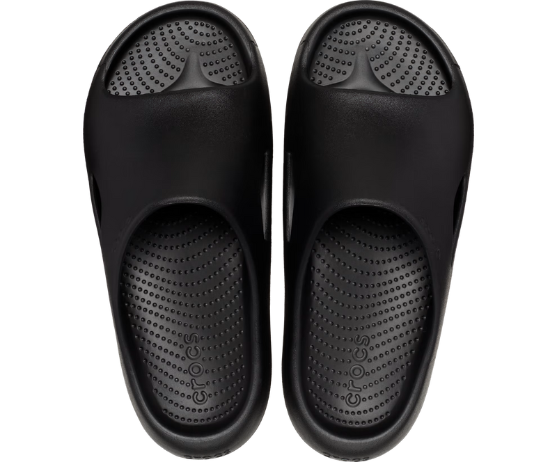 Crocs Mellow Recovery Slide Black Чоловічі Жіночі Шлопанці Мєллоу Рекавері Чорний 38 208392 фото