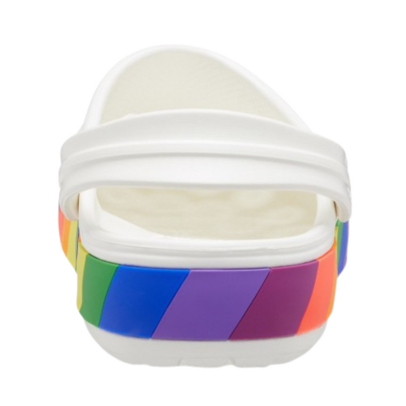 Crocs Crocband Rainbow Block Clog White Женские Сабо Крокс Крокбенд 36 206361 фото