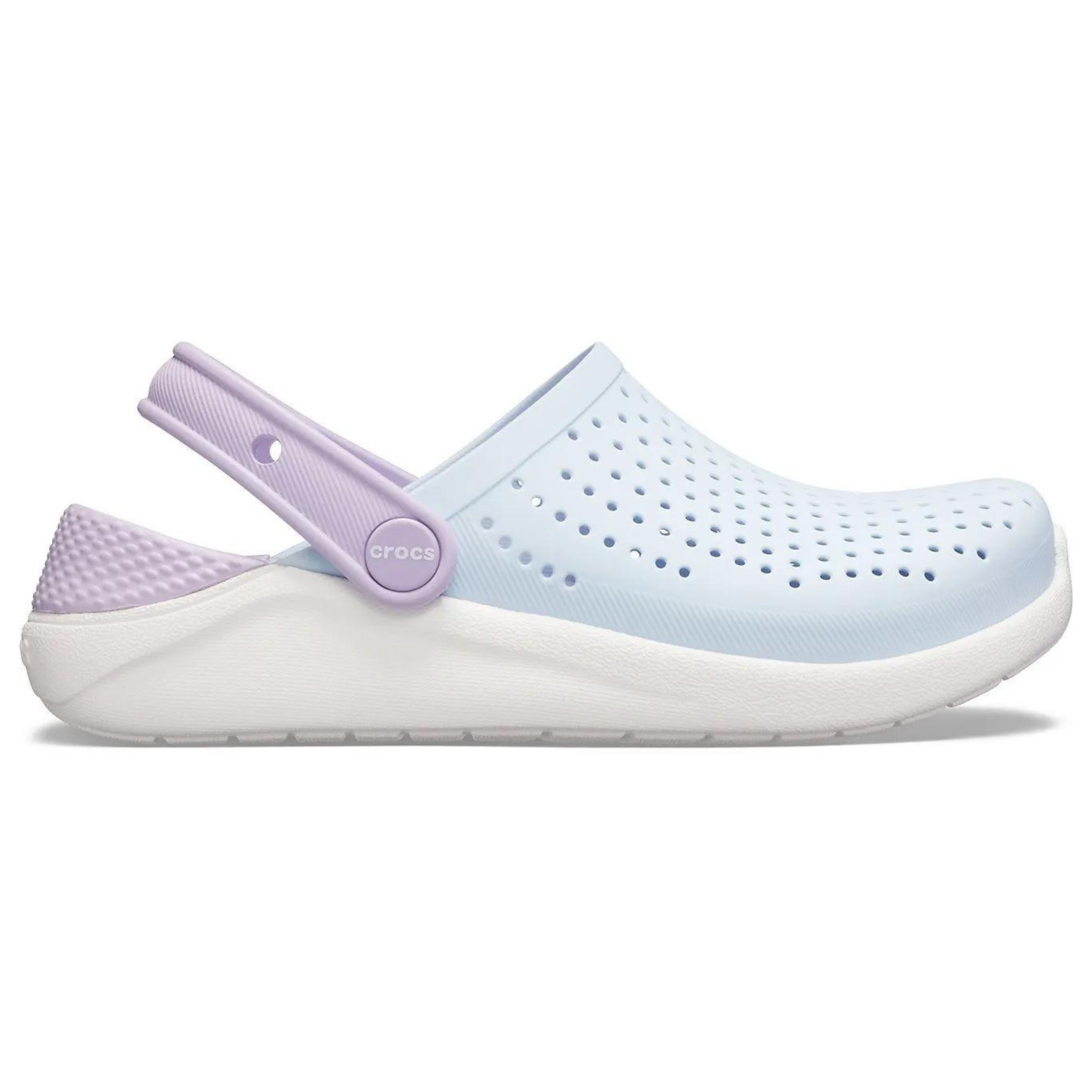 Crocs Kids’ LiteRide Clog Mineral Blue / White Детские Сабо Крокс Лайтрайд Кидс 30 205964 фото