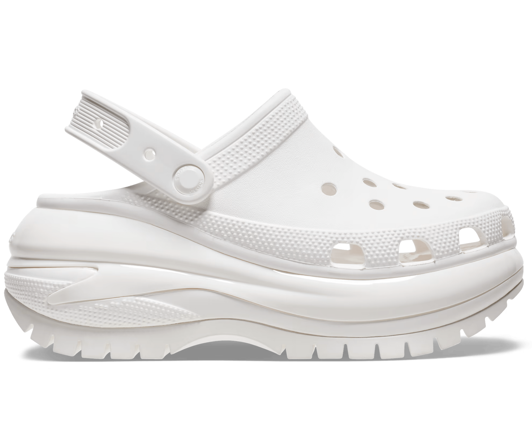 Crocs Mega Crush Clog White Женские Крокс Мега Краш Белый 39 207988 фото