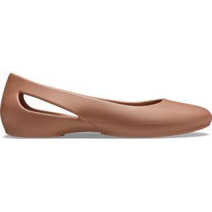Жіночі балетки Women&rsquo;s Crocs Sloane Flat Бронзовий 39 205873 фото