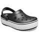 Crocs Crocband Platform Clog Black/White Женские Сабо Крокс Крокбенд Платформ 37 205434 фото 2