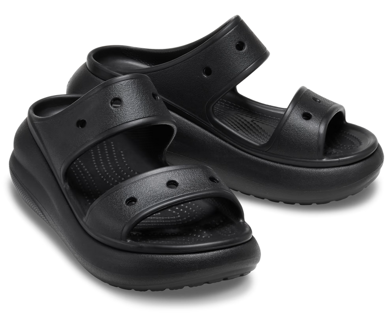 Crocs Classic Crush Sandal Black Жіночі Сандалі Крокс Класік Краш 39