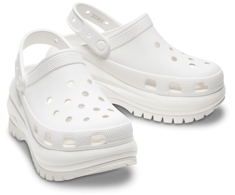 Crocs Mega Crush Clog White Жіночі Сабо Крокс Мега Краш Білий 39 207988 фото