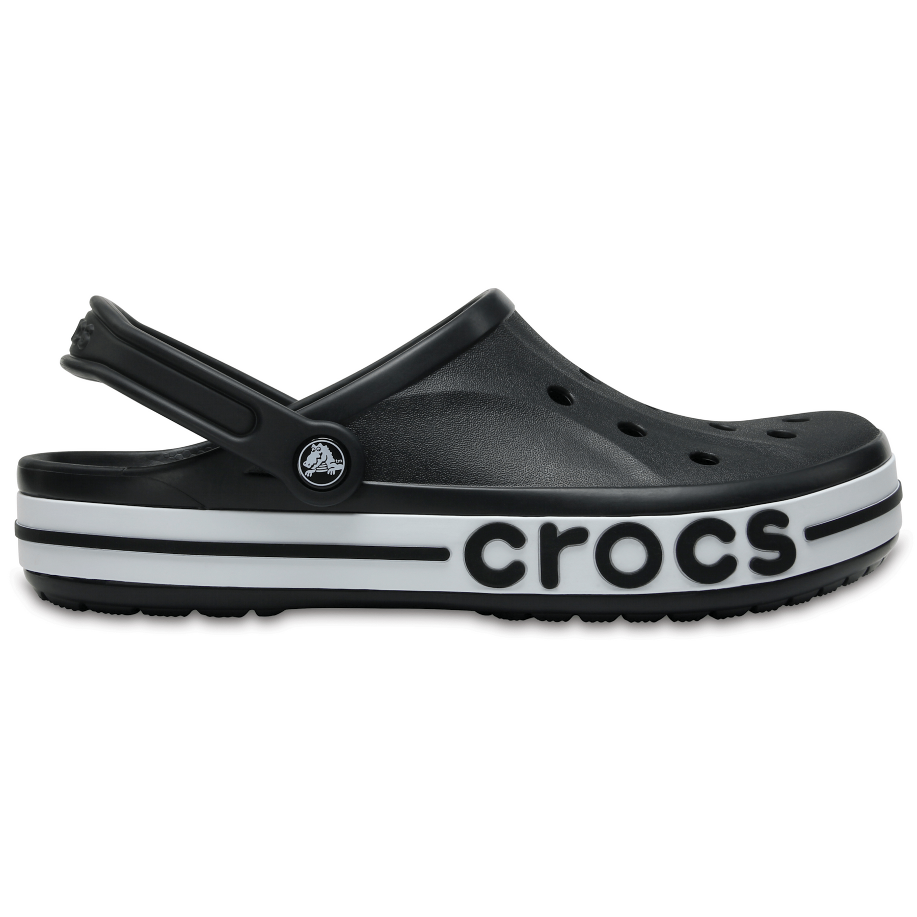 Crocs Bayaband Clog Black / White Мужские Женские Сабо Крокс Баябенд 44 205089 фото