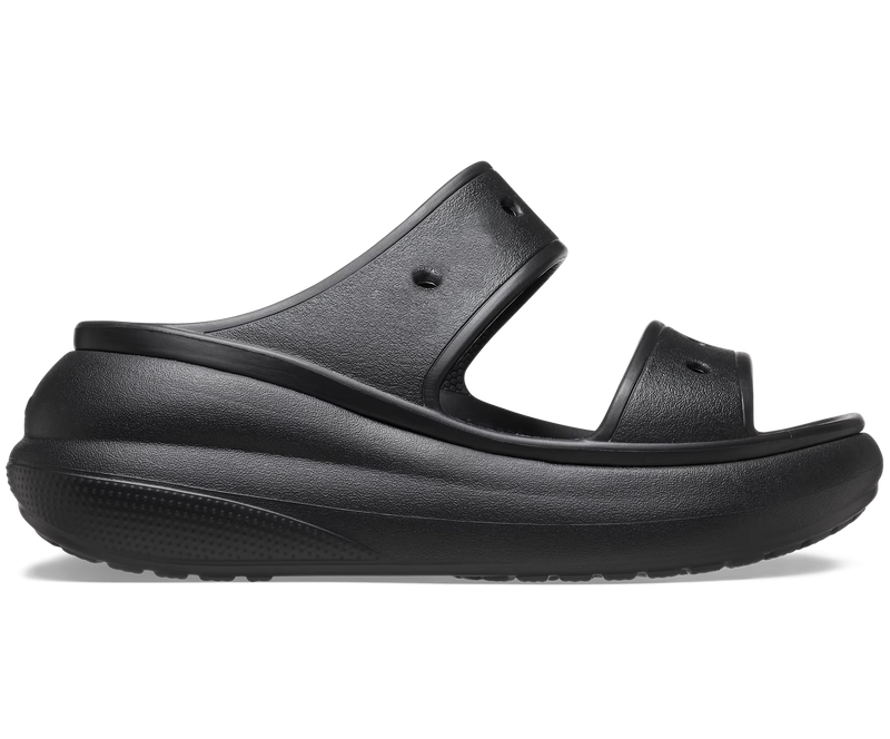 Crocs Classic Crush Sandal Black Женские Сандалии Крокс Классик Краш 36