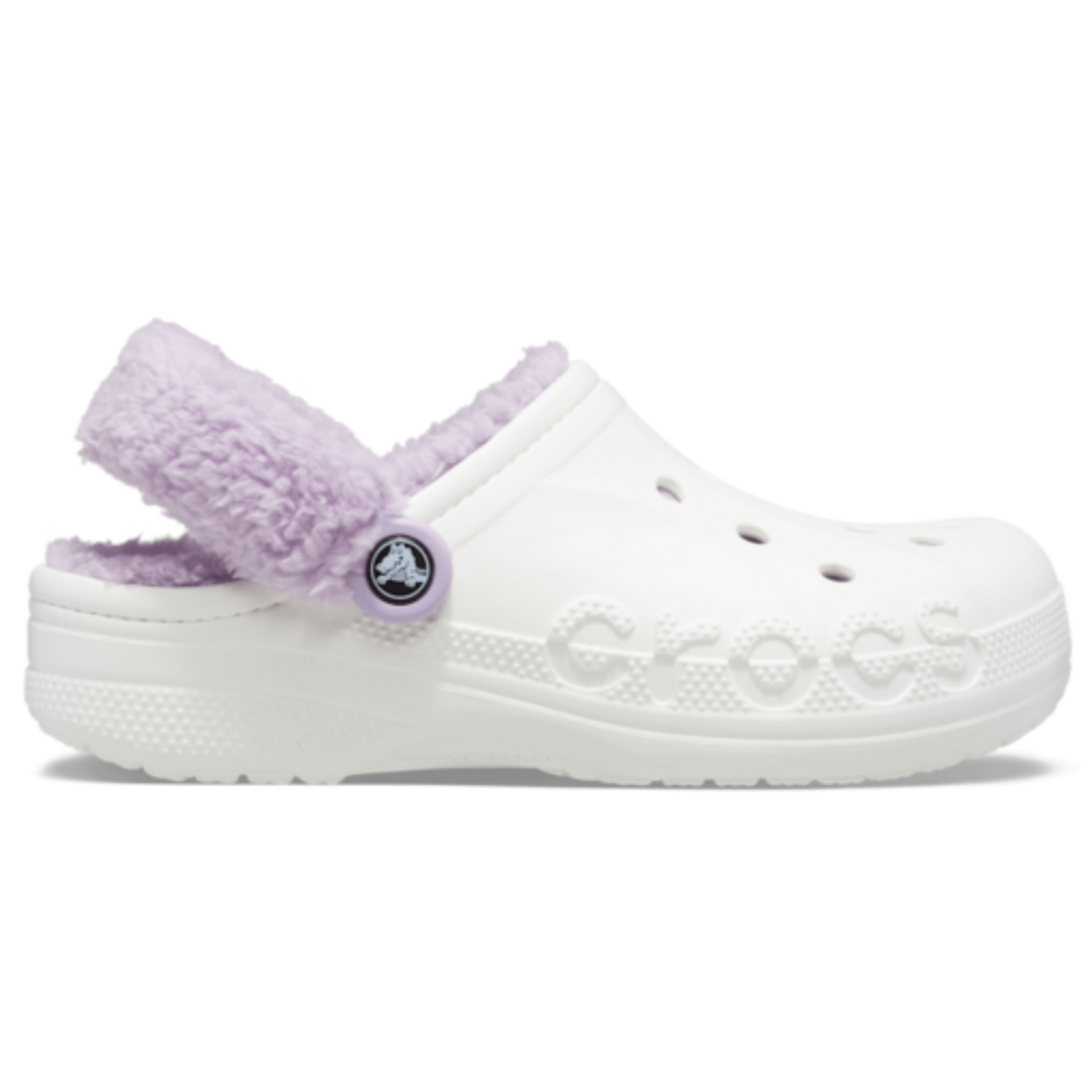 Crocs Baya Lined Fuzz-Strap Clog White Женские Сабо Крокс Бая Фузз-Стреп 38 206633 фото