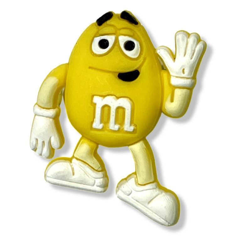 Jibbitz Yellow M&M | Джибітс Жовтий M&M 15 фото Jibbitz Yellow M&M | Джибітс Жовтий M&M 15 фото