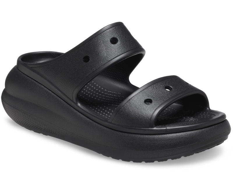 Crocs Classic Crush Sandal Black Женские Сандалии Крокс Классик Краш 37