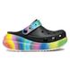 Crocs Classic Crush Spray Dye Clog Black Женские Сабо Крокс Классик Краш 38