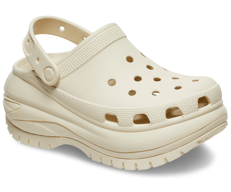 Crocs Mega Crush Clog Bone Жіночі Сабо Крокс Мега Краш Бежевий 38 207988 фото