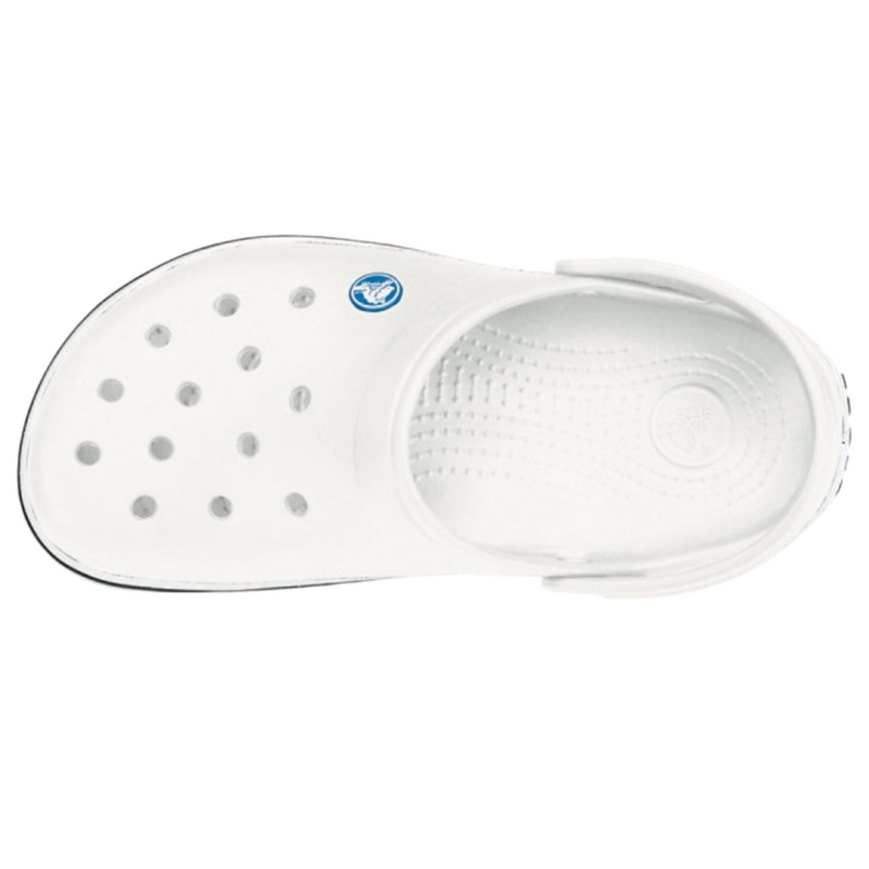 Crocs Crocband Clog White Мужские Женские Сабо Крокс Крокбенд 42 11016 фото