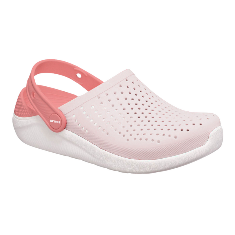 Crocs Kids’ LiteRide Clog Powder / White Дитячі Сабо Крокс Лайтрайд Кідс 29 205964 фото Crocs Kids’ LiteRide Clog Powder / White Дитячі Сабо Крокс Лайтрайд Кідс 29 205964 фото