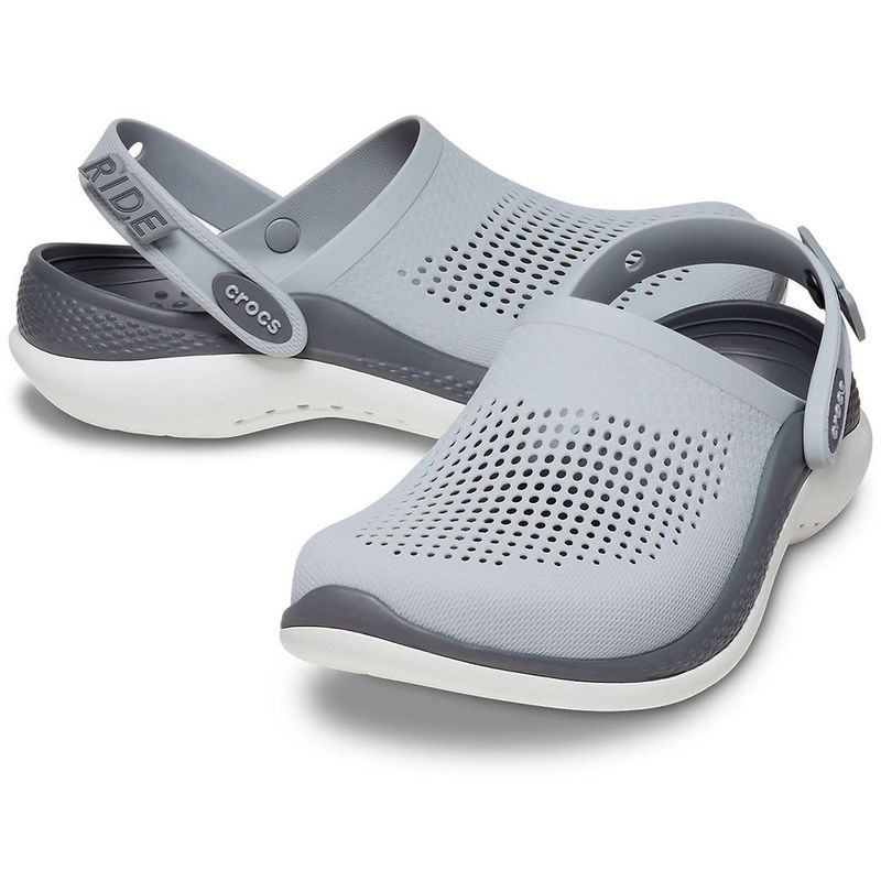 Crocs LiteRide 360 Clog Light Grey/Slate Grey Чоловічі Жіночі Сабо Крокс Лайтрайд 360 (45) 617-88 фото