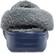 Crocs Baya Lined Fuzz-Strap Clog Navy / Bright Grey Мужские Женские Сабо Крокс Бая Фузз-Стреп 43 206633 фото 5