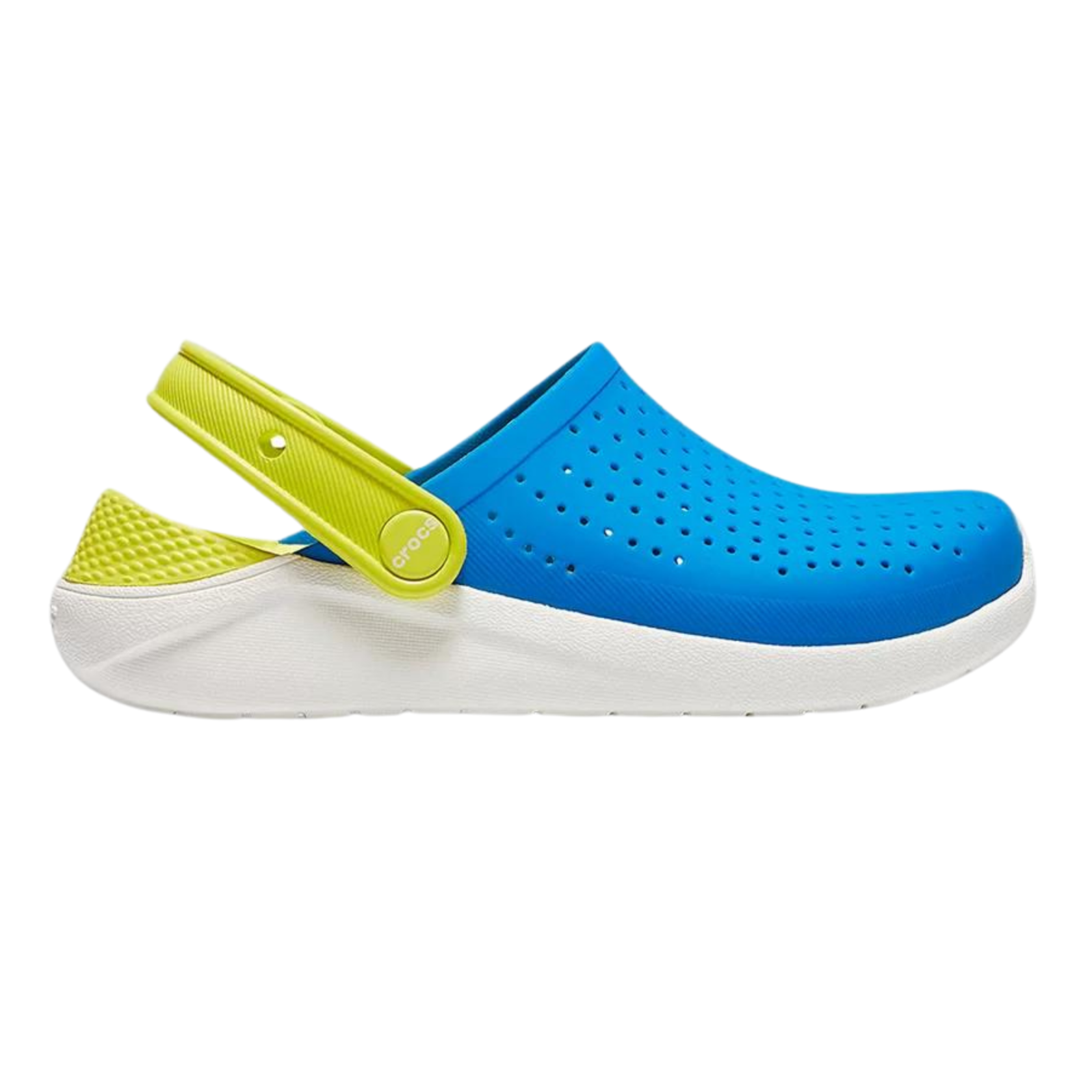 Crocs Kids’ LiteRide Clog Bright Cobalt / Citrus Детские Сабо Крокс Лайтрайд Кидс 28 205964 фото