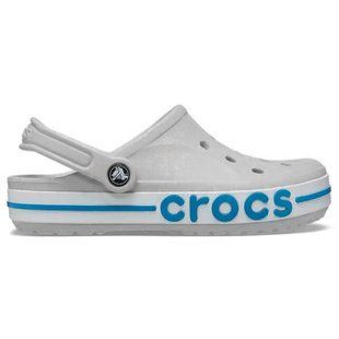 Crocs Bayaband Clog Light Grey / Ocean Чоловічі Жіночі Сабо Крокс Баябенд 43 205089 фото