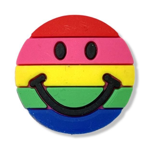 Jibbitz Rainbow smile | Джибітс Весела веселка 82 фото Jibbitz Rainbow smile | Джибітс Весела веселка 82 фото