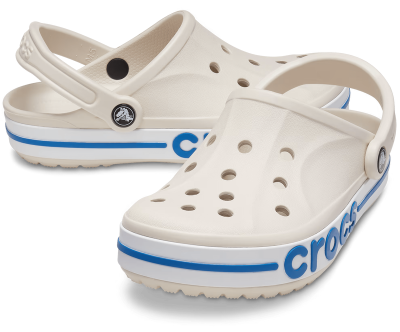 Crocs Bayaband Clog Stucco/Bright Cobalt Женские Сабо Крокс Баябенд Бежевые/Голубые 36 619-34 фото