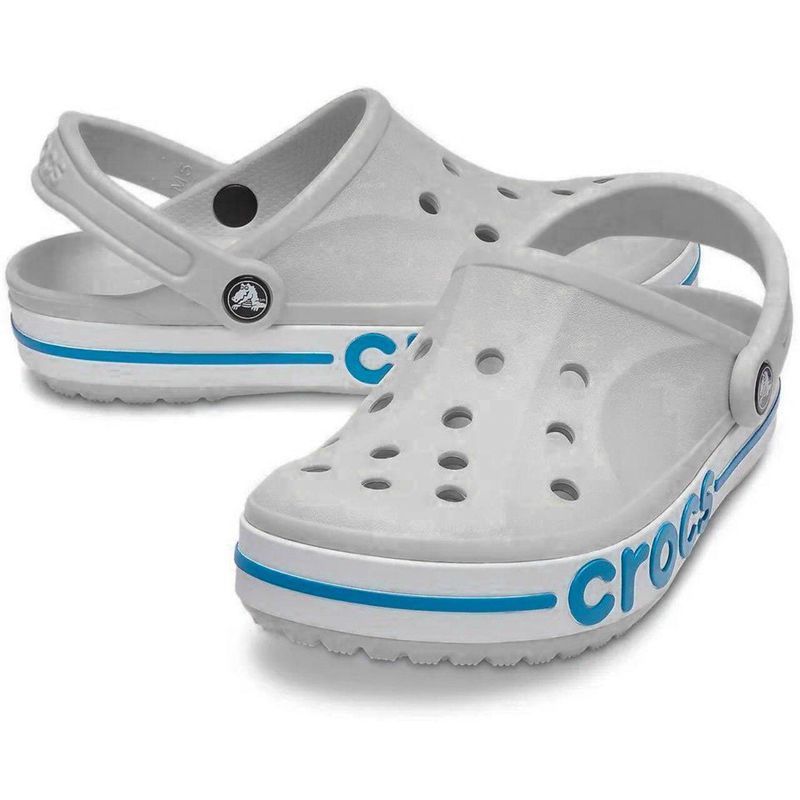 Crocs Bayaband Clog Light Grey / Ocean Чоловічі Жіночі Сабо Крокс Баябенд 43 205089 фото