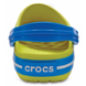 Crocs Kids’ Crocband Clog Tennis Ball Green / Ocean Дитячі Сабо Крокс Крокбенд Кідс 31-32 204537 фото 4