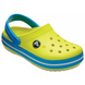 Crocs Kids’ Crocband Clog Tennis Ball Green / Ocean Детские Сабо Крокс Крокбенд Кидс 31-32 204537 фото 2