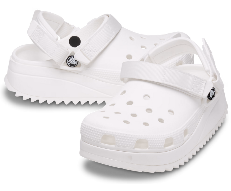 Crocs Classic Hiker Clog White/White Мужские Женские Сабо Крокс Классик Хайкер 37 206772 фото