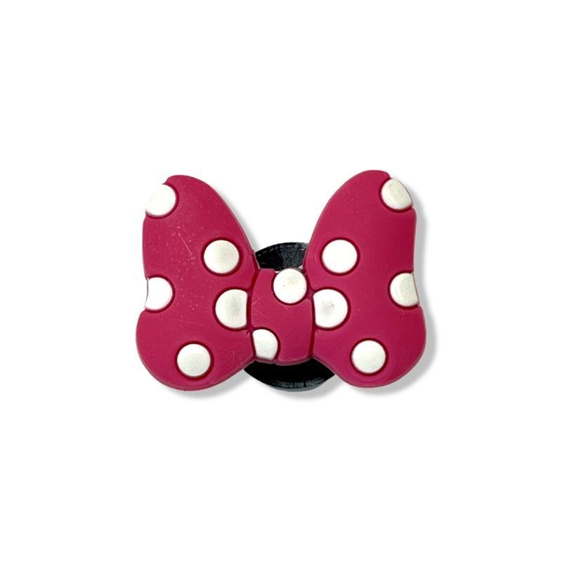 Jibbitz Bow tie pink | Джибітс Рожева метелик-краватка 77 фото Jibbitz Bow tie pink | Джибітс Рожева метелик-краватка 77 фото